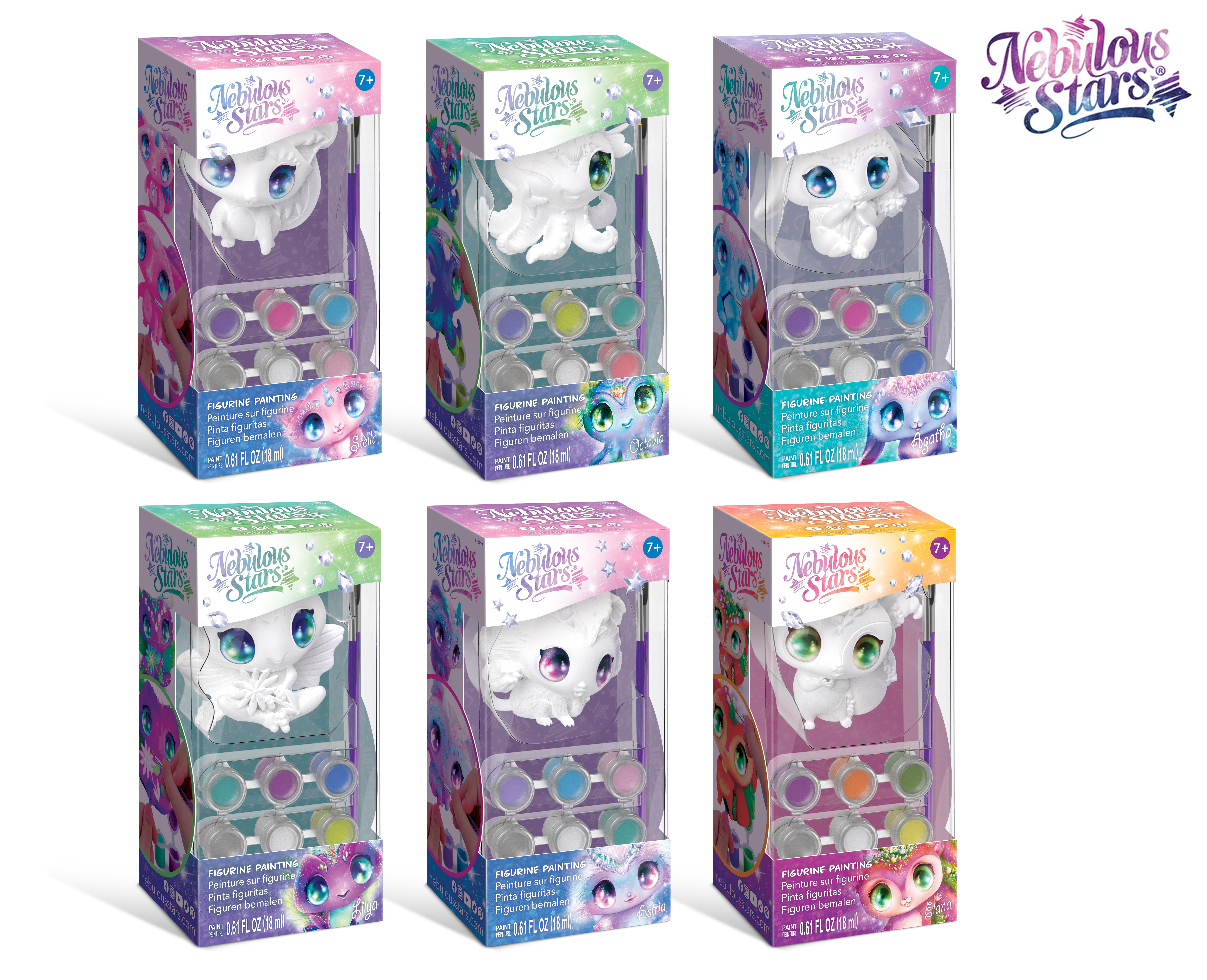 Nebulous Stars Barvení figurky 8 cm - VÝPRODEJ